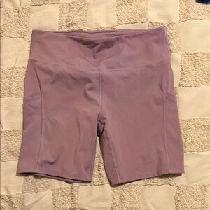 Women's Purple Biker Shorts